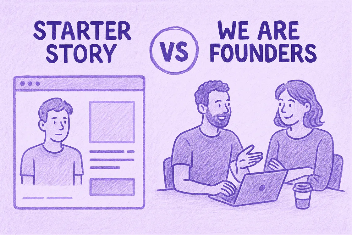 Starter Story vs We Are Founders: Fueling Your Entrepreneurial Journey