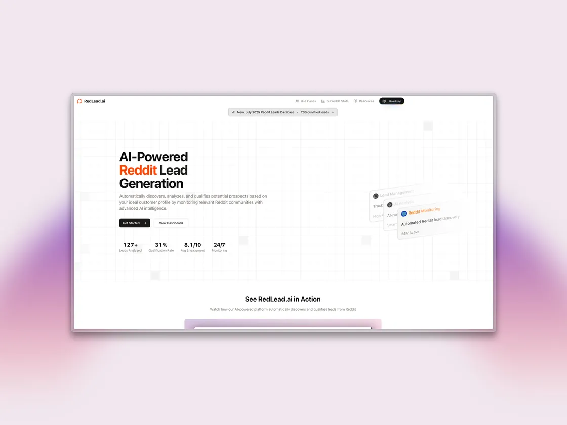 RedLead: Using Reddit to Find SaaS Leads in Real Time