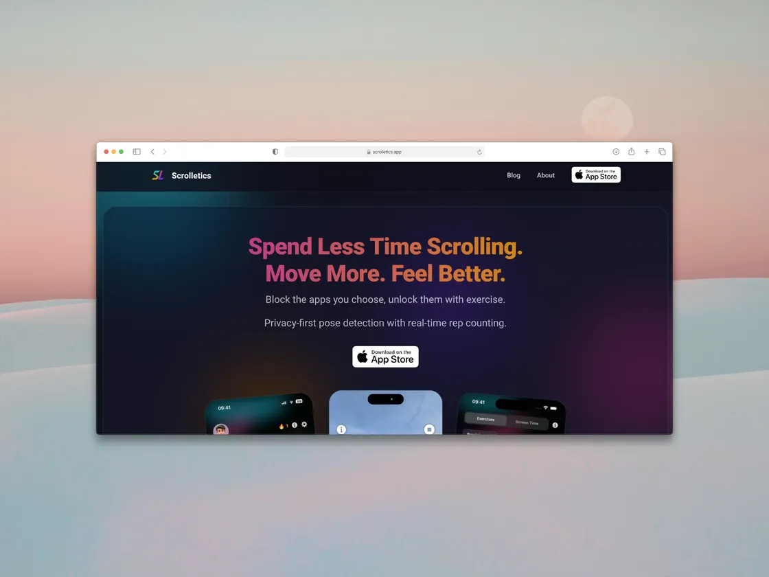 How Scrolletics Uses Computer Vision to Help You Stop Doomscrolling