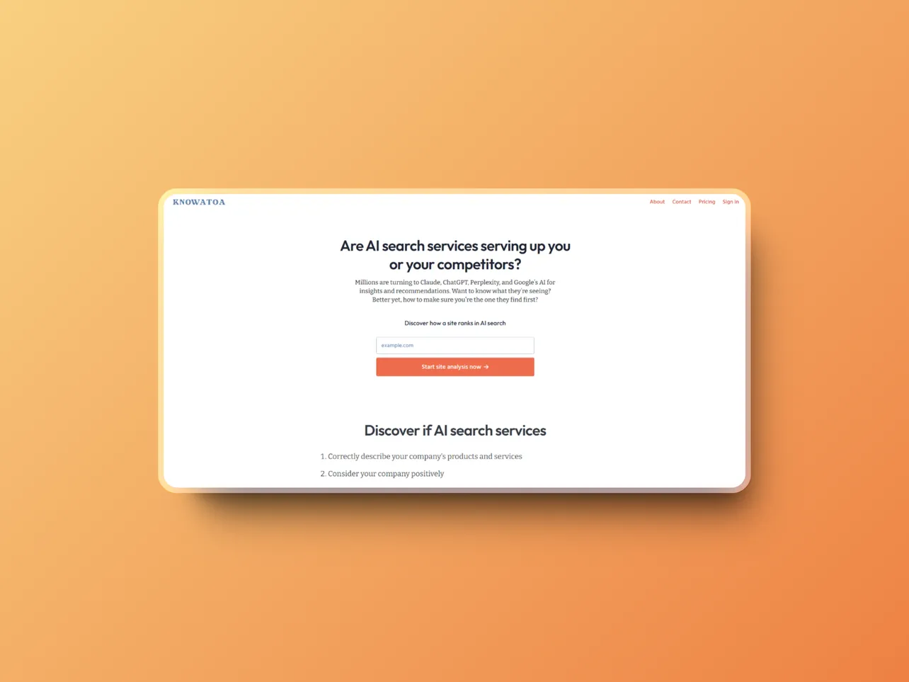 How Knowatoa Helps Businesses Win the AI Search Game